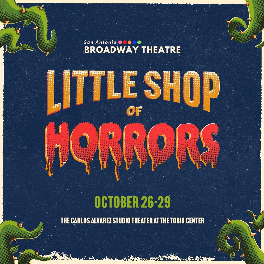 Get ready to be delighted, thrilled, and a little spooked as San Antonio Broadway Theatre presents 'Little Shop of Horrors' at the Tobin Center October 26 - 29. Get your tickets and join us for a plant-tastic evening of entertainment! 🔗Buy now at tobincenter.org/littleshopofho…