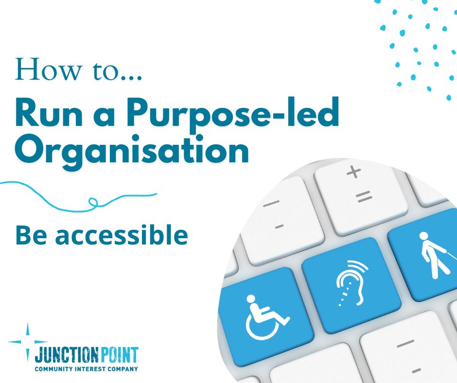 Being accessible is an essential part of any values-driven organisation. 

This can include being physically accessible with ramps, lifts and being located near good public transport links. 

It can also mean being inclusive when developing resources.

#WisdomWednesday