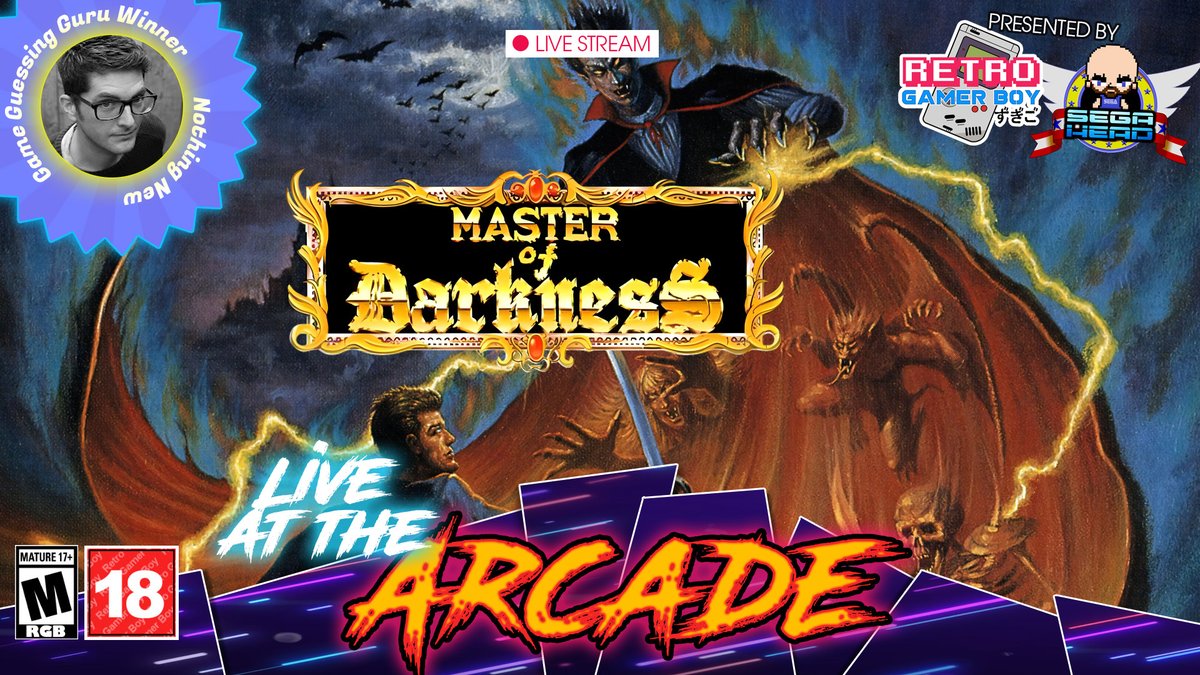 Mike_Rouse's tweet photo. It's not #Halloween yet, but we have our first spooky game. Master of Darkness on the #Sega Master System. Join us for Live at the Arcade today👉https://t.co/ZPykTjg1Nw

#mastersystem #live #gamingstream #gaming #retrogaminglive
#retrogaming https://t.co/sItH3KafFo