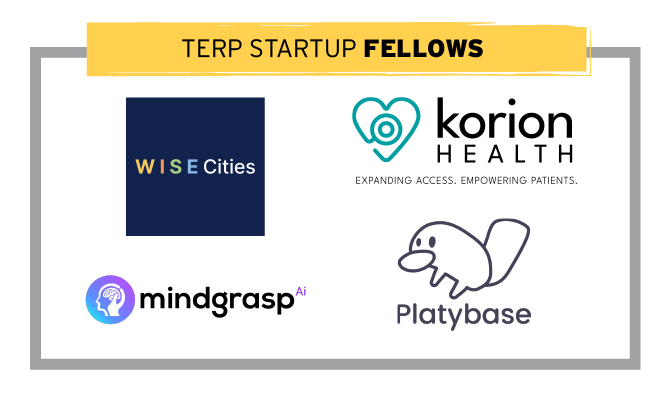 UMD_Dingman's tweet photo. We're thrilled to announce the four companies selected as the 2023-24 Terp Startup Fellows. 🌟 These future entrepreneurs are set to make waves in the world of innovation. 💼

Read more about it here: https://t.co/DjU1nlwOMo

#TerpStartupFellows #Entrepreneurship #Innovation https://t.co/fnpiHhoxxX