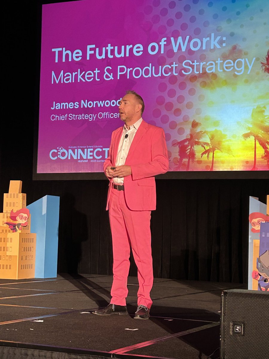 Cool looking @Jamesnorwood at #isolved Connect on the Future of Work #hcm #hr