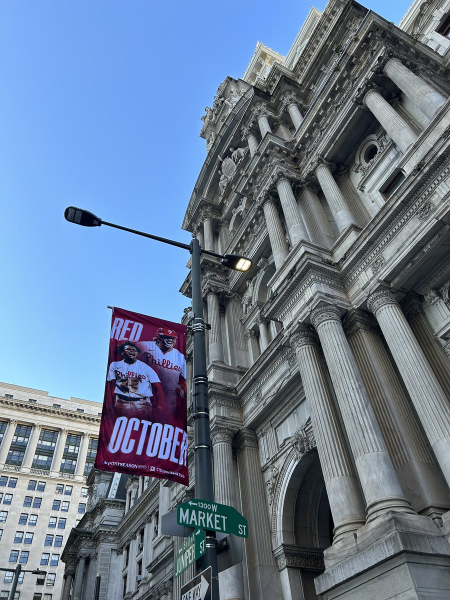 It’s a beautiful #RedOctober morning here in Philadelphia