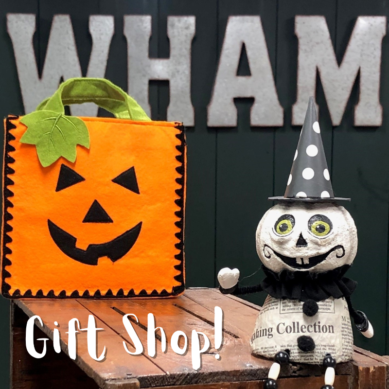 Check out our gift shop for some spooky finds!

Open Wednesdays to Saturdays - 10am to 4pm.