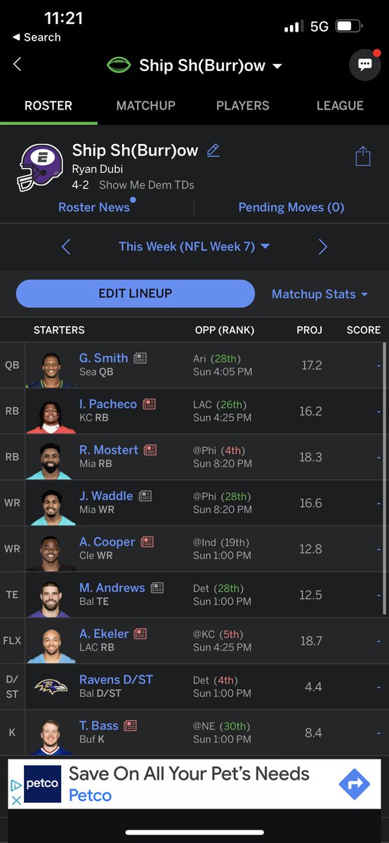 RDubi30's tweet photo. @17gamepace Way too many rb’s with underperforming wr’s whats the move? https://t.co/4x0M1Aj54w