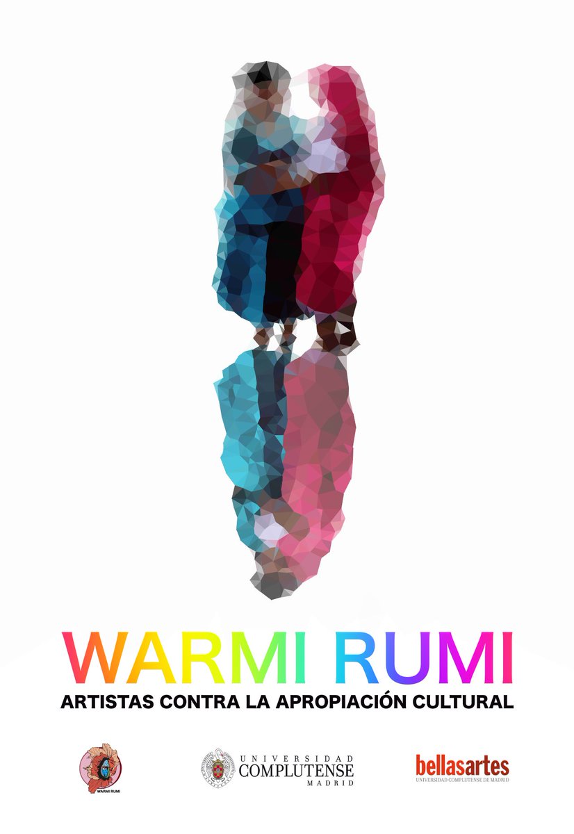 Warmi Rumi artistas contra la apropiación cultural, invitadas: colectivo Ayllu y Ana María Serpa.
🗓25 de noviembre del 2023
⏰12:00
🏠Sala la trasera, Facultad de Bellas Artes, UCM
#apropiacioncultural #12deoctubre #racismo