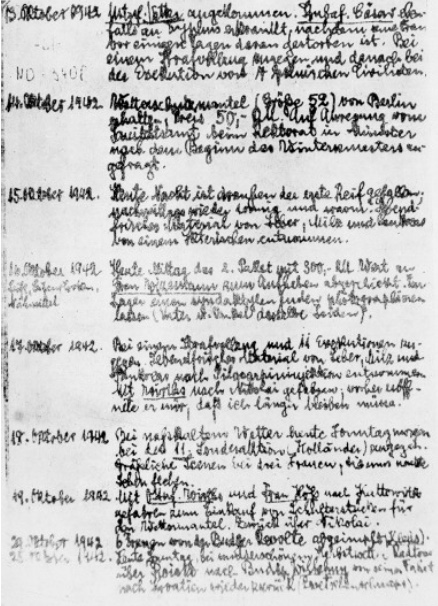 18 October 1942 | A transport of 1,710 Jews deported from Westerbork arrived at #Auschwitz. After the arrival selection 116 women were registered in the camp. The remaining 1,594 people were immediately murdered in gas chambers. SS physician Johann Paul Kremer was present