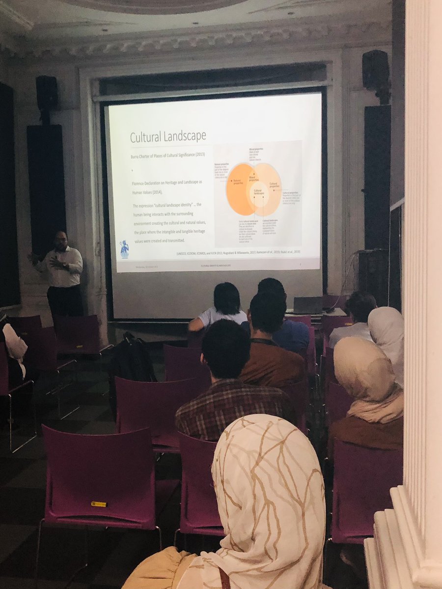 Now the CULTURAL IDENTITY AND HERITAGE SITE: 
BETWEEN PRESERVATION AND DEVELOPMENT is identified and presenting by Dr Mohamed Badry <a href="/TheEES/">The Egypt Exploration Society</a>