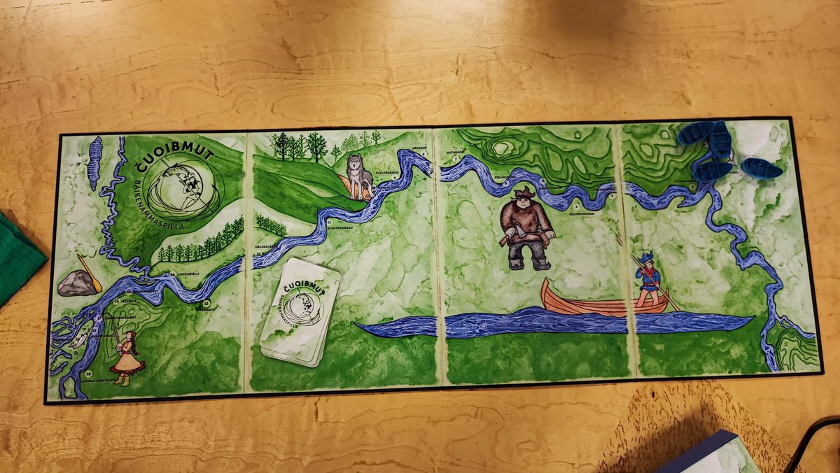 Gamifying geographical names! The Coordination Meeting covers many diverse subjects, also teaching. UNGEGN expert Maria Louise Sara developed this excellent game as part of her course in geographical names.

<a href="/Samediggi/">Sámediggi Sametinget</a> @Kartverket @sprakradet