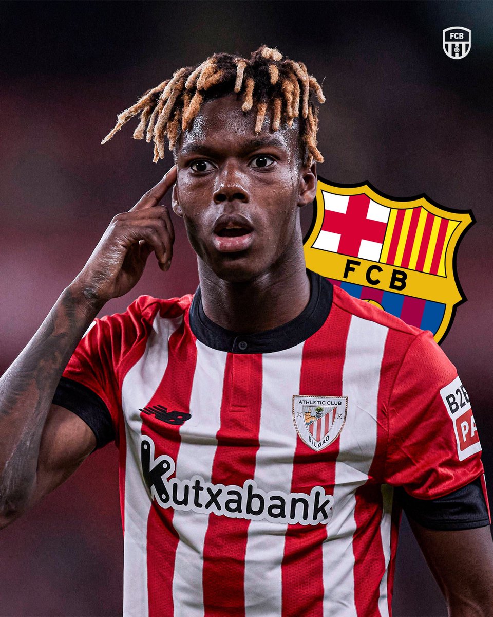 ManagingBarca's tweet photo. 🚨 Nico Williams is about to renew his contract with Athletic club. He won't join FC Barcelona. @sport https://t.co/ncRnaVEjhi