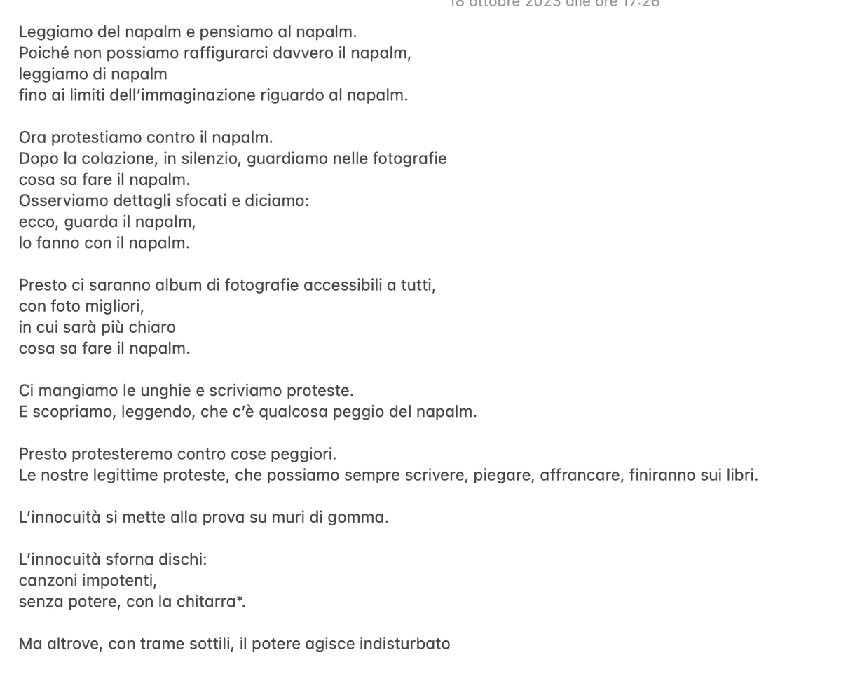 suzukimaruti's tweet photo. Poesie di più di mezzo secolo fa, che valgono come editoriali su cosa sta accadendo in questi giorni, con un'altra guerra sporca coi civili di mezzo. 
versi di Günter Grass, traduzione (con ampie licenze) mia. https://t.co/ywJzTABSAm
