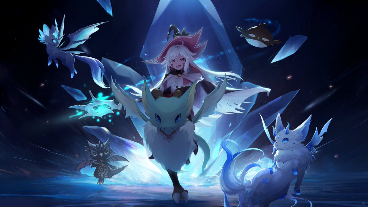 Promasic's tweet image. #WitchSpringR 画了最终战的阵容