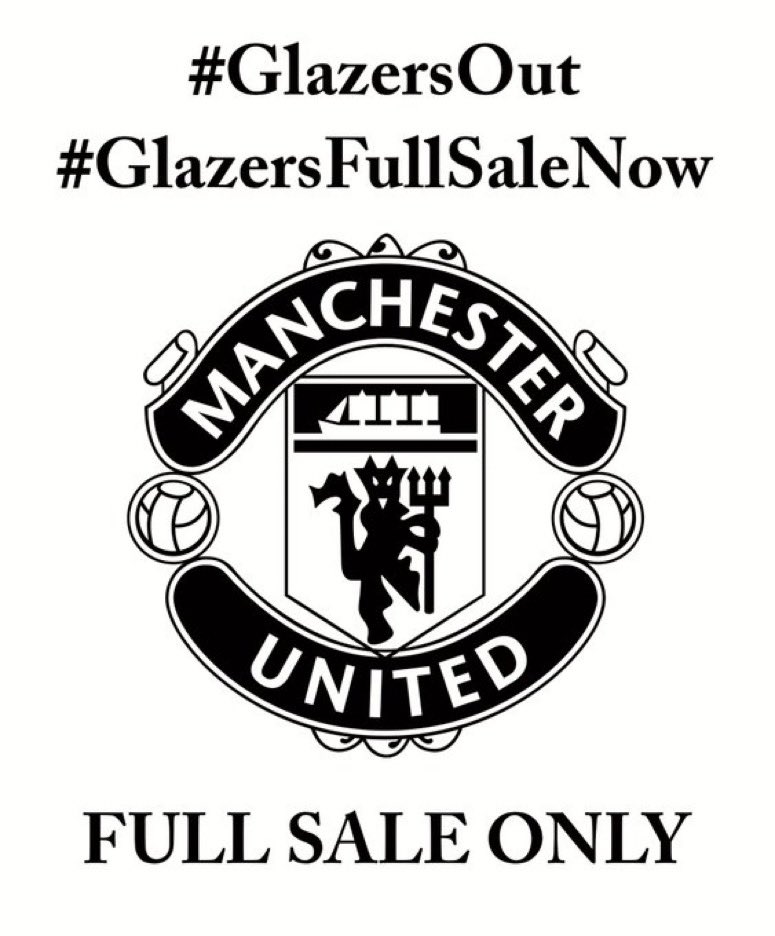 GGMANUTD23's tweet photo. #GlazersOut #GlazersFullSaleNOW https://t.co/lxOaPpA079