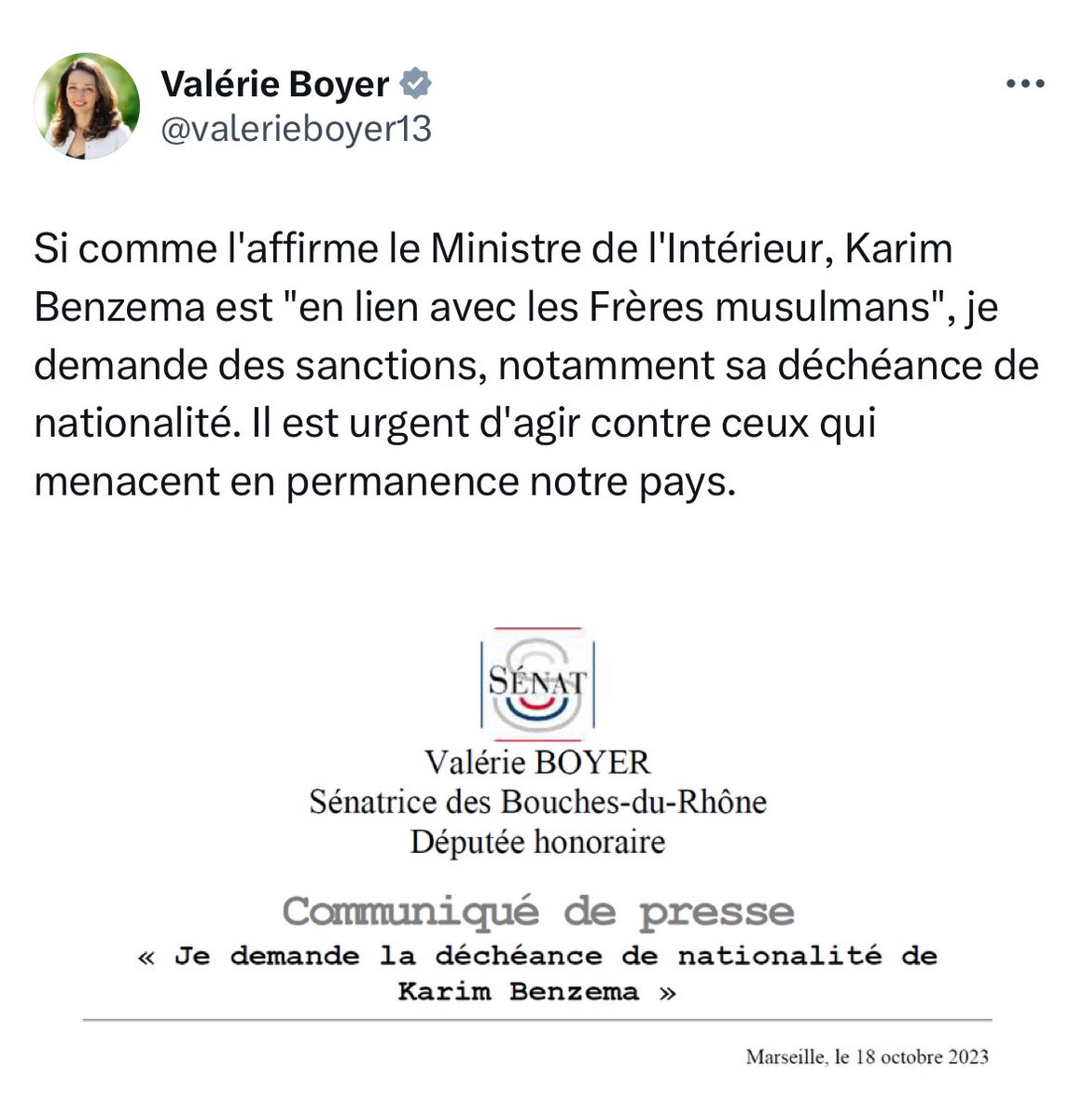 Marion Maréchal tweet media