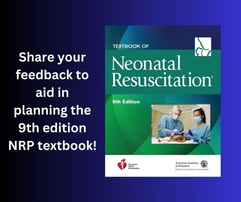 RQIPartners's tweet image. 📣 The #NeonatalResuscitationProgram® wants to hear from current #NRP® Providers and Instructors who are utilizing the Textbook of Neonatal Resuscitation, 8th edition! Please share your experience and thoughts!
➡ form.jotform.com/231864487048062
#NRP #NursingEducation #AAP