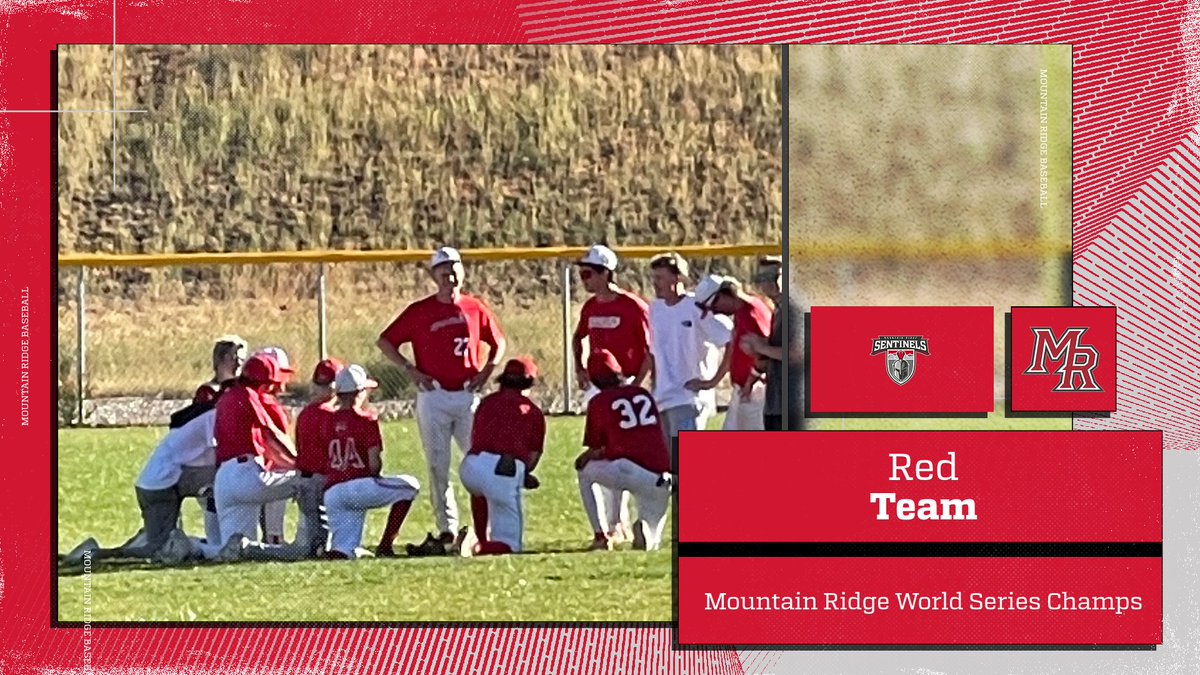 Congrats to our Mountain Ridge World Series Champions, Red Team!