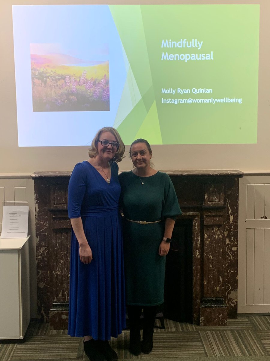 Today is International Menopause Day! We welcomed Molly Ryan Quinlan from @womanlywellbeing to talk about alternative and holistic approaches to menopause. Thank you Molly #menopause #perimenopause #mentalhealth #womanlywellbeing