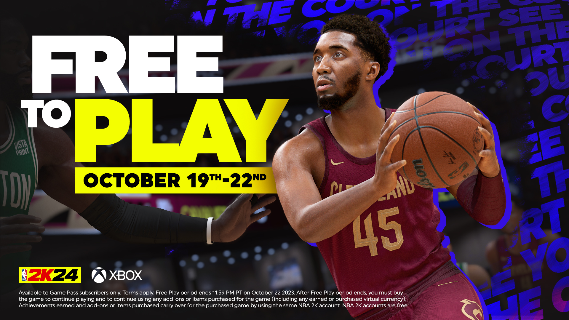 Play NBA 2K24 Through the Weekend with Xbox Live Free Play Days