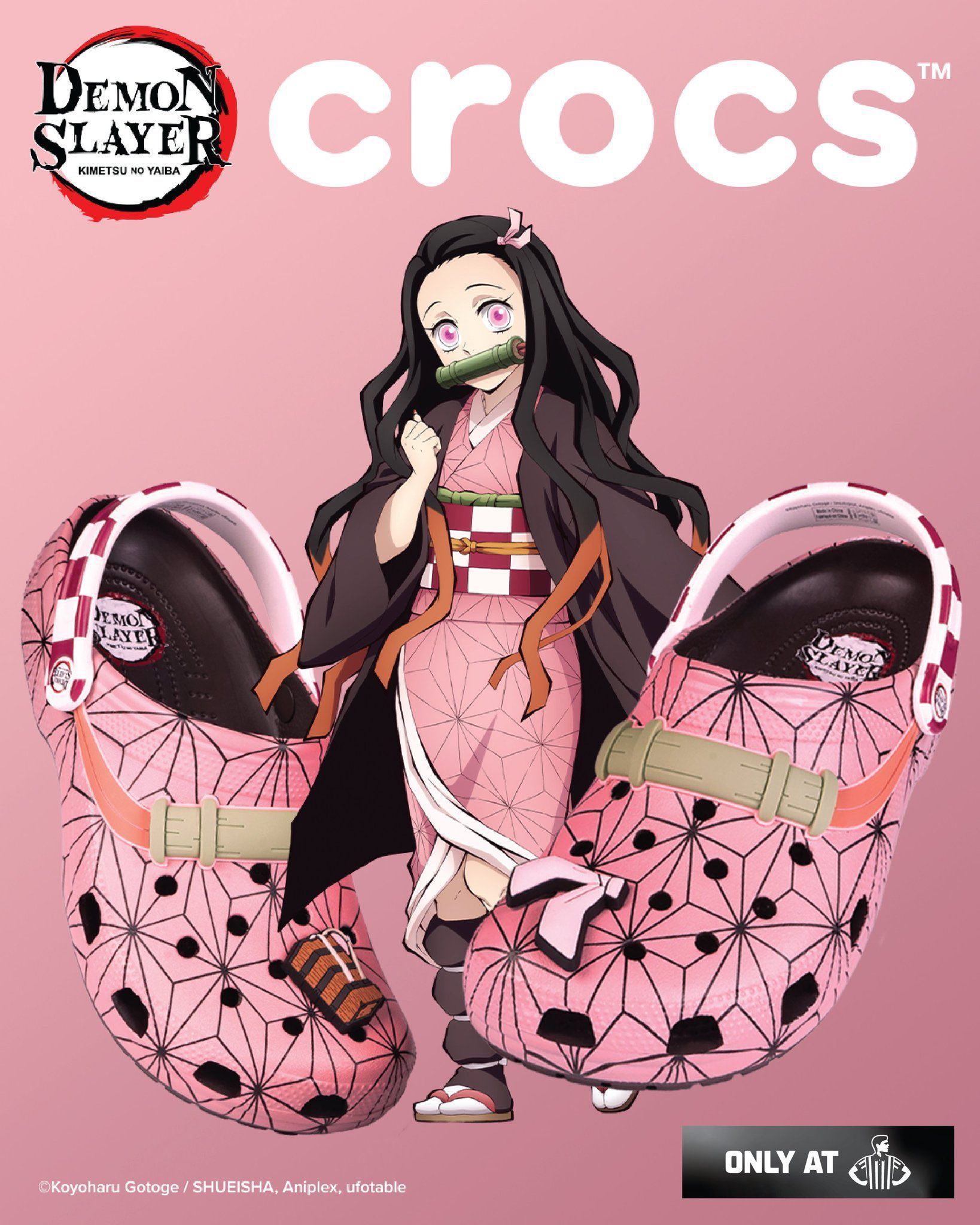 【crocs】DEMON SLAYER NEZUKO CLOG 鬼滅の刃 禰豆子 国内発送 クロックス 「鬼滅の刃」 禰󠄀豆子 クラシック クロッグ 靴