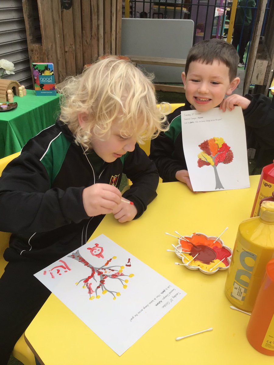 sjvblackpool's tweet photo. We have been learning about seasonal changes. We looked at how the leaves are changing in Autumn. 🍁🍂 #SJVScience https://t.co/6eiGJvlAZu