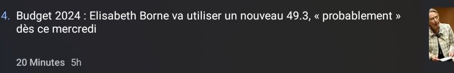 @Elisabeth_Borne 49.3 c'est ton tour de taille ou ton QI ?
quand c'est qu'on passe a #6eRépublique 
a quoi sert l'assemblée et payer des députés si a chaque fois on passe au 49.3 on est en #DictatureMacron 
au moins on ferait des économies et ça serait moins hypocrite