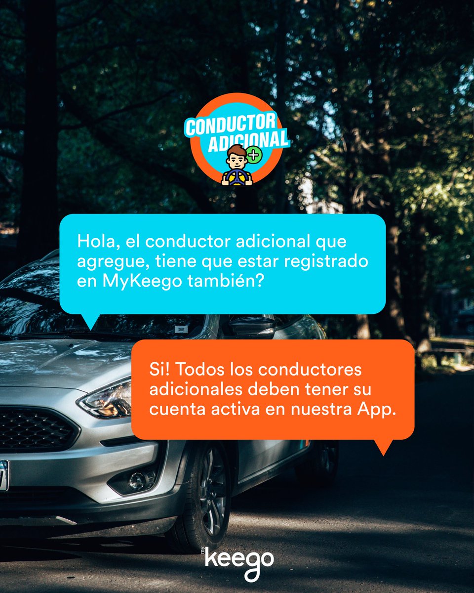 MyKeego_Arg's tweet photo. Nunca fue tan fácil compartir la Experiencia #MyKeego 🚙

Ahora podes agregar conductores adicionales a tu viaje y compartir el volante sin problemas 😁

¿Por qué? 🤔 Porque #SomosLoQueCompartimos 🙌🏻 

La #GeneracionKeego está feliz❗️ 

#Carsharing https://t.co/oBkuIONUNO