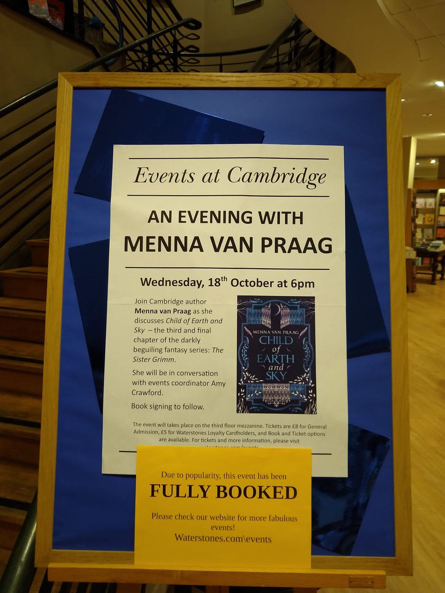 Menna van Praag (@mennavanpraag) on Twitter photo If you're coming, then I'm very much looking forward to seeing you there! If you want to come but haven't booked, we've got a waiting list... 🥳<a href="/WaterstonesCamb/">WaterstonesCambridge</a> If you're coming, then I'm very much looking forward to seeing you there! If you want to come but haven't booked, we've got a waiting list... 🥳<a href="/WaterstonesCamb/">WaterstonesCambridge</a>