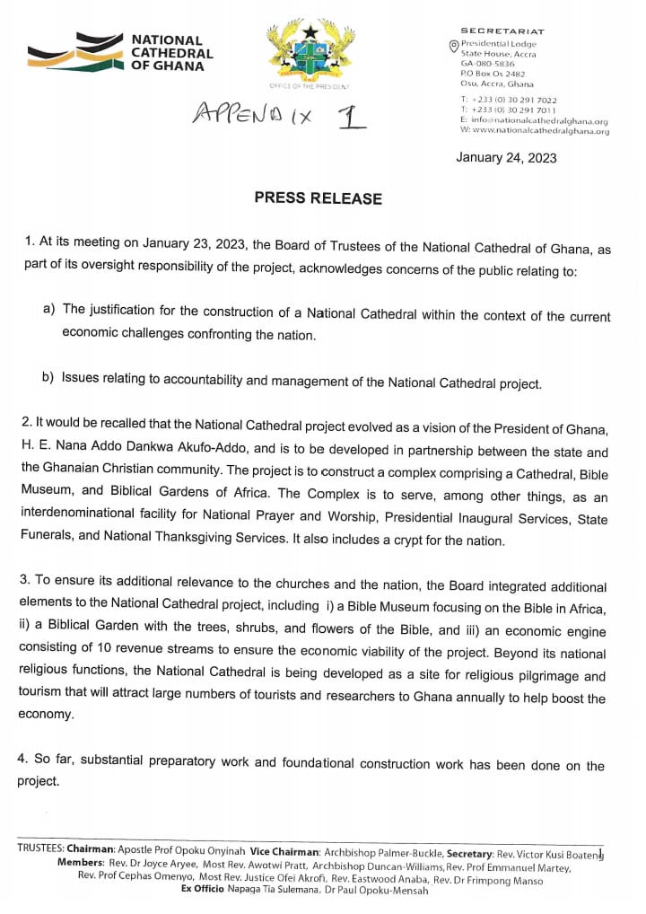 BallingLexis's tweet image. Resignation by Archbishop Duncan Williams