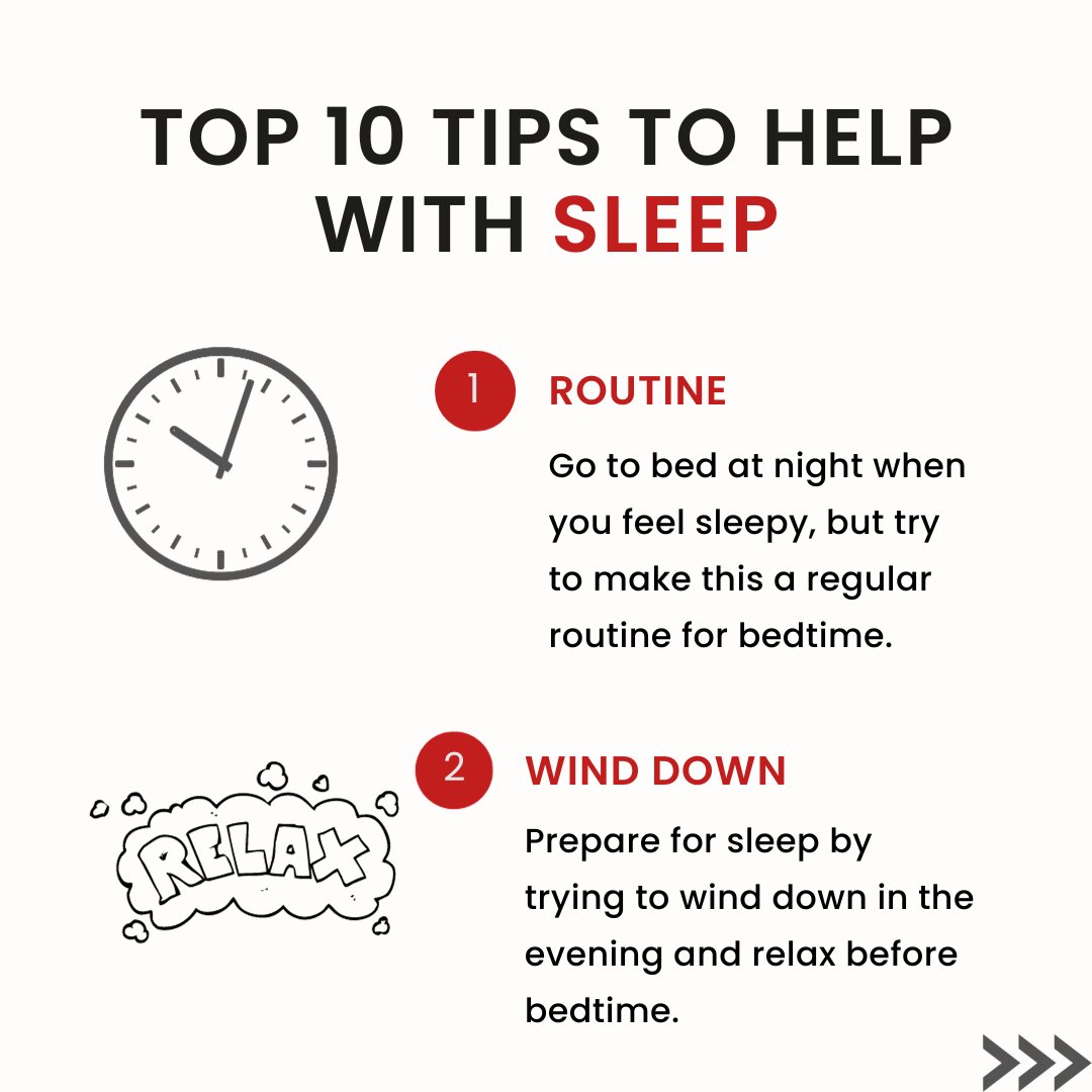 Sleep is very important for both our mental and physical health. It helps our bodies and minds heal, recharge, and feel new again. People with Parkinson's disease often have trouble sleeping. These 10 tips (bit.ly/paslt10t) might help you sleep better. @TashMisbah