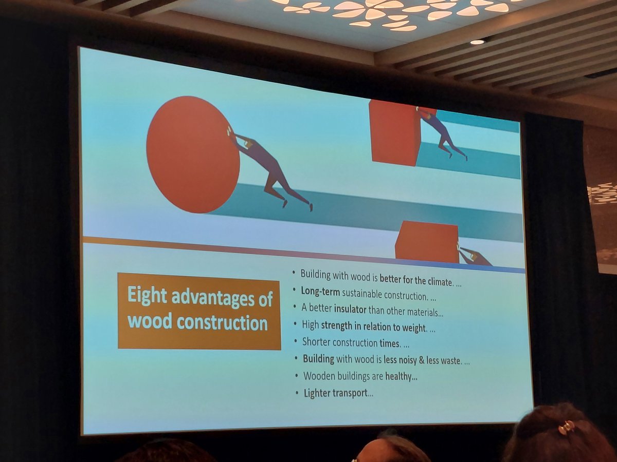 Liisa Tyrväinen (@liisatyrvainen) on Twitter photo Excellent presentation by Kai Lintunen <a href="/birdieviews/">Kai Lintunen</a> in World Forum on Urban Forests about the sustainable benefits of using wood in open space and building construction in cities. #WFUF2023 #health #ClimateCrisis. More wood in buildings creates long- term carbon storages. Excellent presentation by Kai Lintunen <a href="/birdieviews/">Kai Lintunen</a> in World Forum on Urban Forests about the sustainable benefits of using wood in open space and building construction in cities. #WFUF2023 #health #ClimateCrisis. More wood in buildings creates long- term carbon storages.
