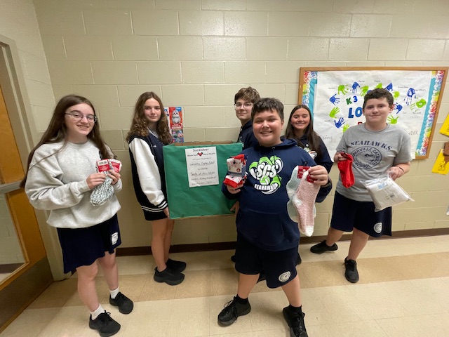The 8th grade honors students have been busy stocking our school #blessingbox and coordinating #socktober! The last day to donate socks in ALL SIZES is 10/27! Donations will be delivered to Lowcountry Orphan Relief. They also had fun doing an #escaperoom activity!