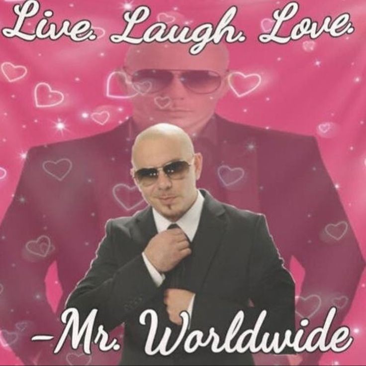 fiquei feliz só o mr worldwide no máximo pra me deixar animada