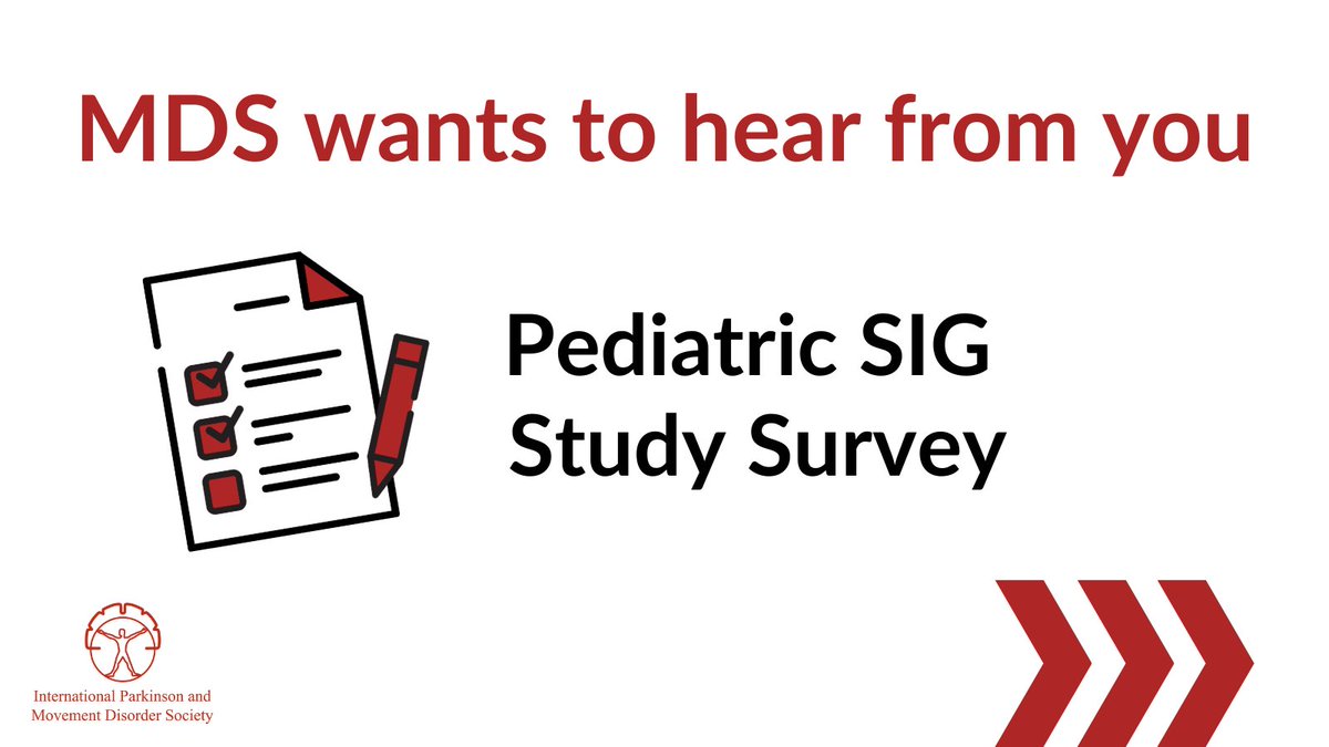 Help the MDS Pediatric Special Interest Group by participating in their new retrospective multicenter study: loom.ly/928aVu0