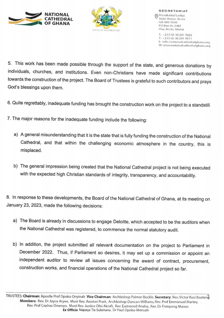 BallingLexis's tweet image. Resignation by Archbishop Duncan Williams