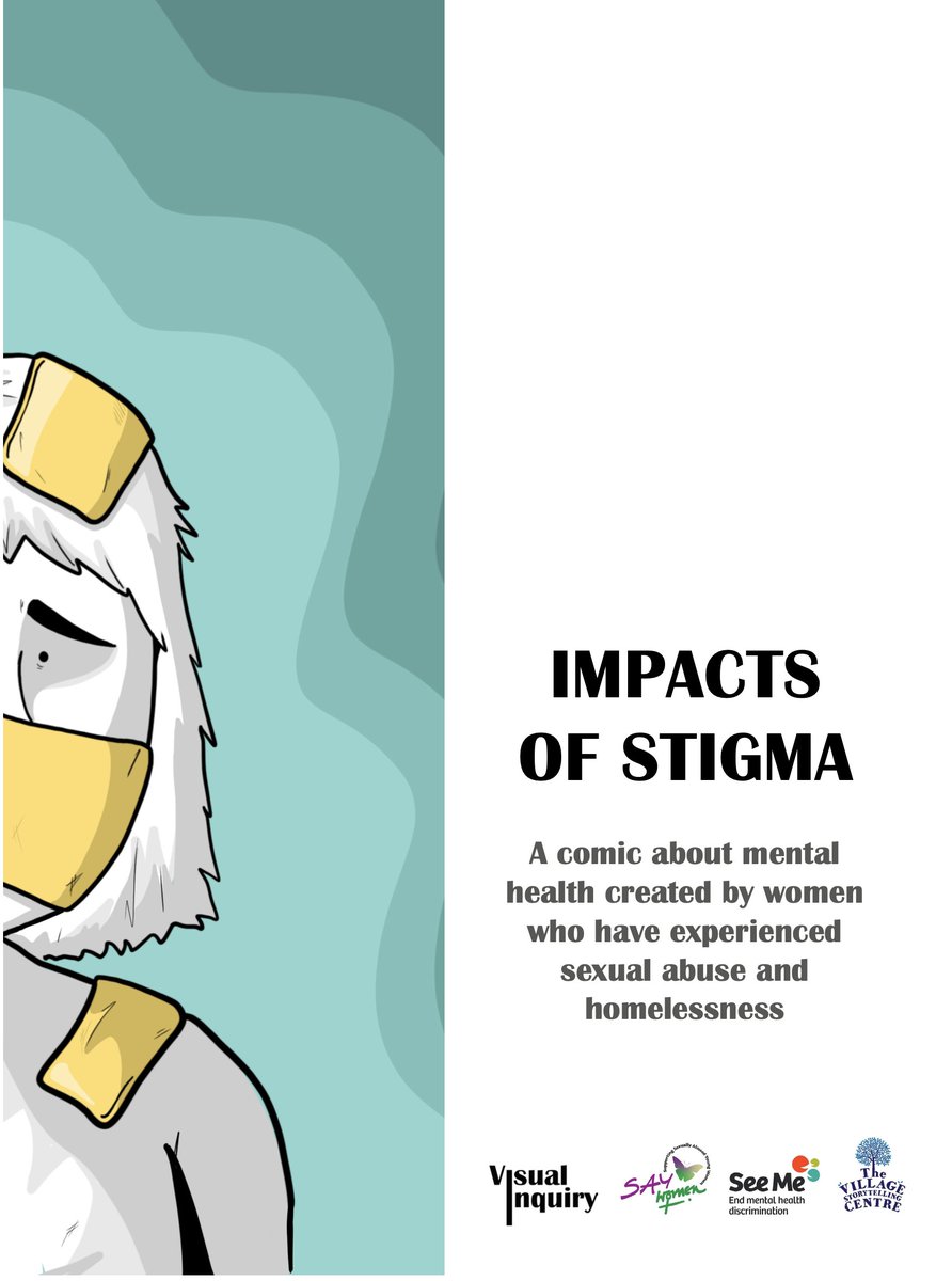 Very excited about this event tomorrow! If you are in the area, please join us between 1030am-12pm to learn  about this important project and speak to me and staff from SAY Women, @seemescotland and @VillageStories about creating a comic on the impacts of mental health stigma