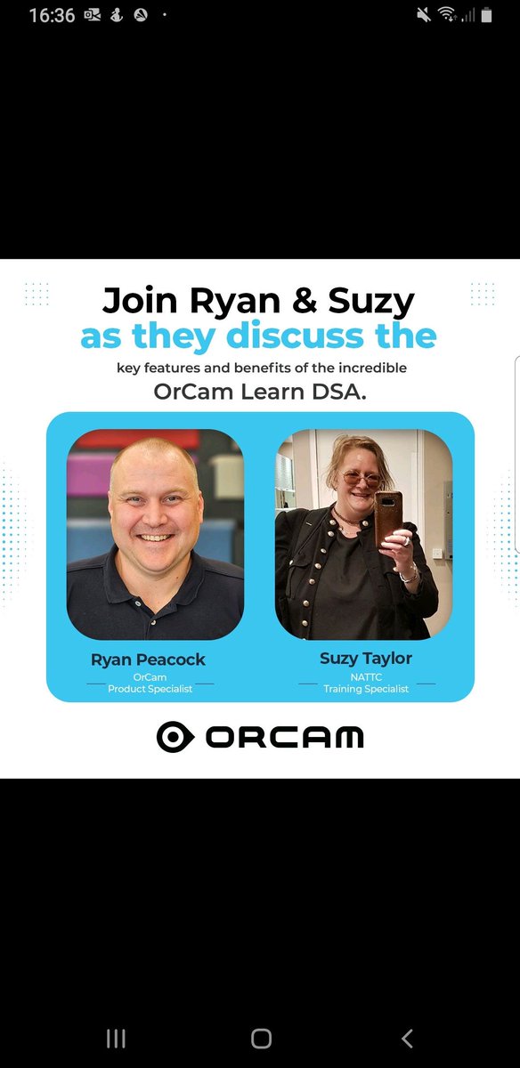 Please join Ryan and I on a webinar @aventido to discuss my journey with my Orcam learn with @OrCamUK 

I have used this amazing technology to aid me with my @OpenUniversity studys.

I also use this technology to aid my dyslexia in every day life. This is on #dislexikworld