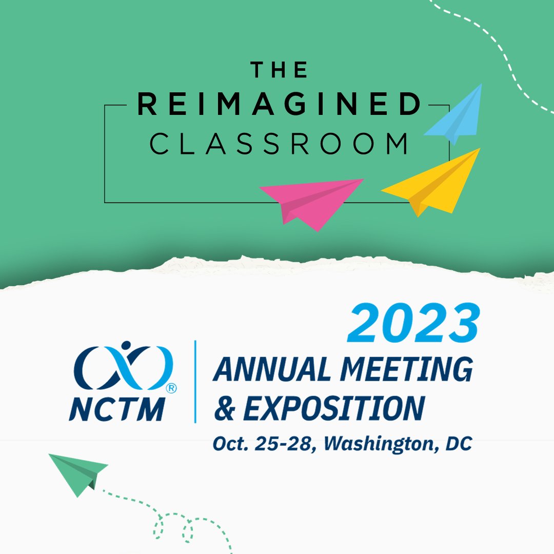 ReimaginedClass's tweet image. Next week we’re off to DC with @NCTM for the #NCTMannual conference! ✈️
We’re excited to listen and learn to all the conference has to offer from some of the world’s most incredible math partners and products!

#NCTM #MathEd #NCTMDC23 #edtech #education #K12 #teachers #curriculum