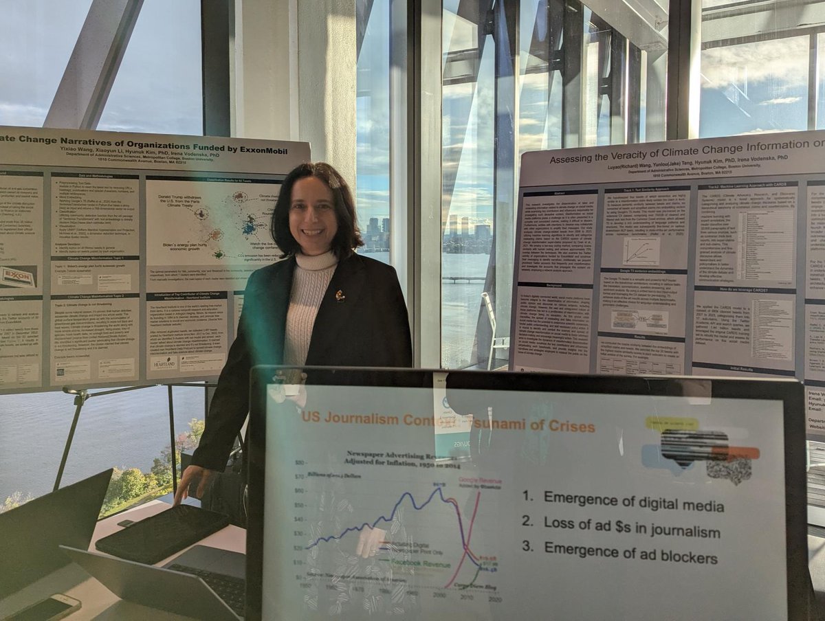 An inspirational start to our week with #BU hosting <a href="/MassLtGov/">Lt. Governor Kim Driscoll</a> Kim Driscoll to kick off STEM Week! <a href="/BUCollegeofENG/">BU Engineering</a> students discussed their #CampusClimateLab projects to monitor air pollution &amp; reduce litter, joined by the climate disinformation initiative. #seeyourselfinSTEM