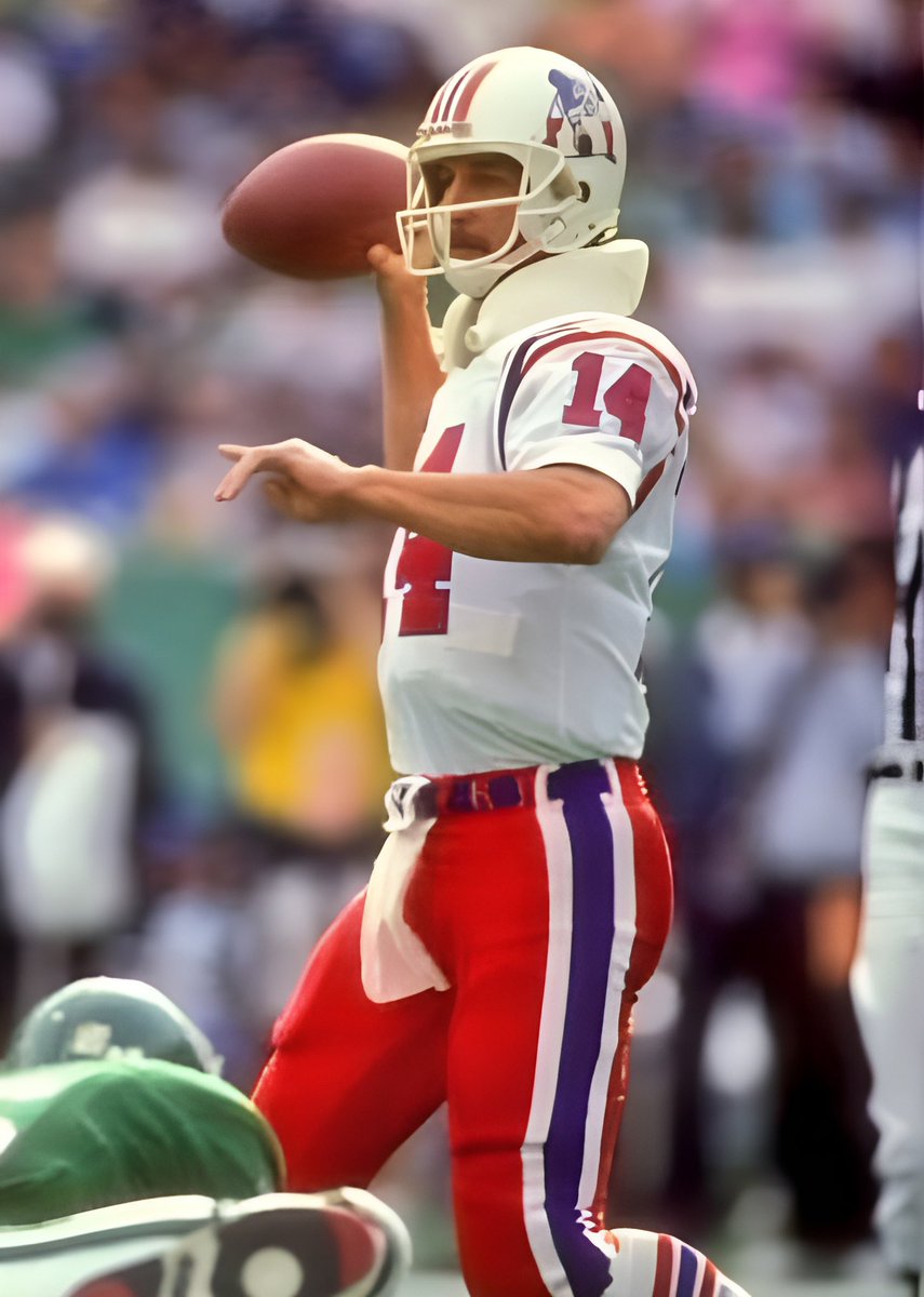 Super70sSports's tweet photo. “Steve, we’re all concerned about your neck. Maybe you need to sit this one out.”

“Don’t you pussies worry about Steve Grogan. Just get me the biggest fucking neck roll you can find because my neck wants a piece of the New York Jets’ ass this Sunday.” https://t.co/ETAZGu5MqY