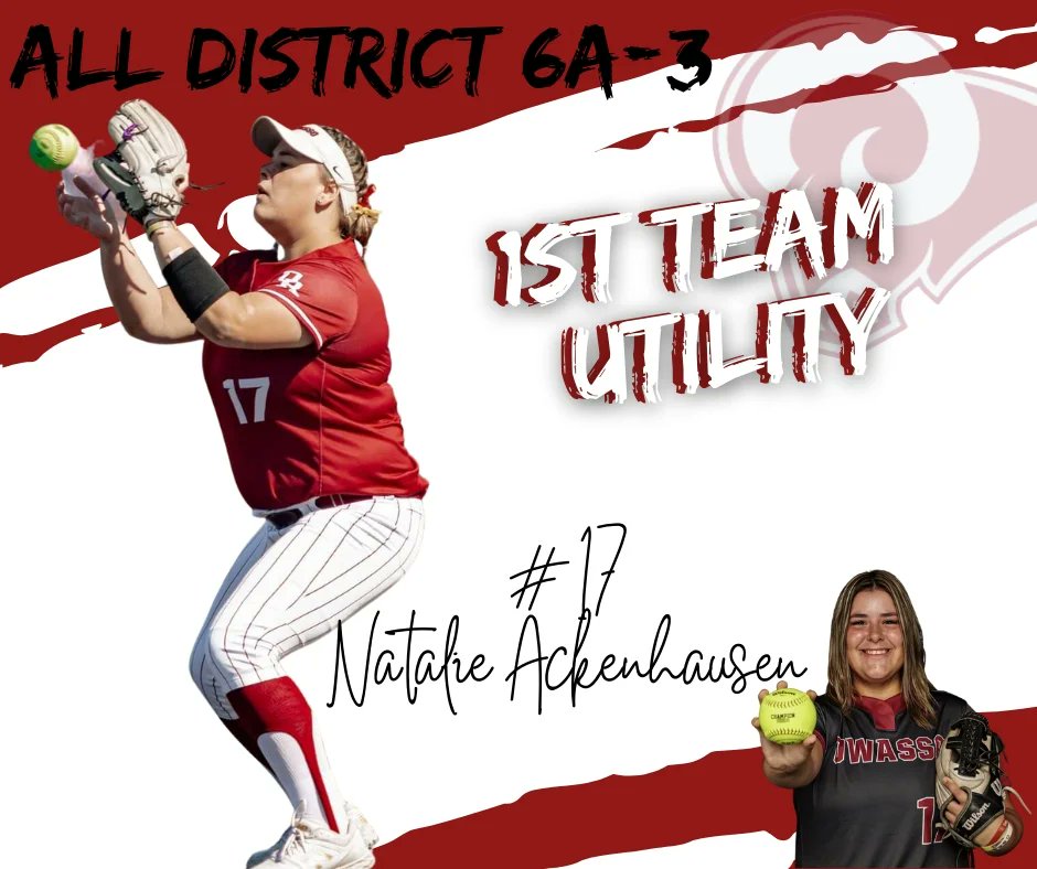 owassosb's tweet photo. 2023 Postseason Honors ✨ 
OSSAA Class 6A District 3

Congratulations to all the Lady Rams honored below by the Coaches in a very tough and competitive district. 

#RamPride https://t.co/wYuJMkkX68