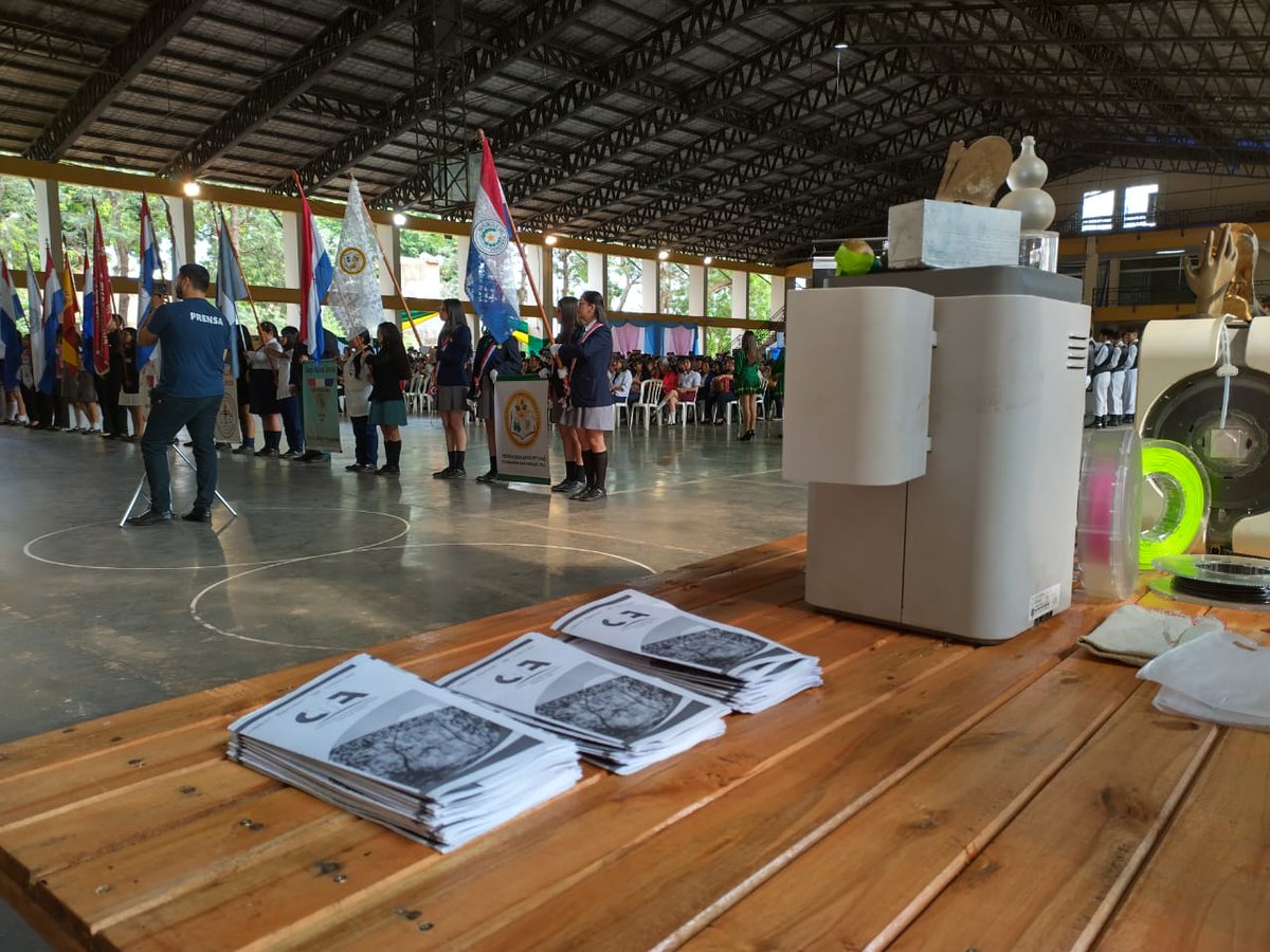 ctaparaguay's tweet photo. 📌Directivos del CTA participaron como jurados en la 2° edición de la Feria científica y tecnológica "EXPOTENIA 2023" bajo el lema "Construir con liderazgo, emprender con innovación"; desarrollado por el Centro Educativo PYTYVO (CEP), https://t.co/Sq1x6xlGGc