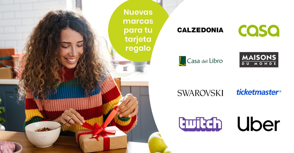 ¡Más opciones que nunca para regalar con Click&amp;Gift!

Nuevas marcas se suman a la selección de comercios online y físicos en los que canjear el saldo de nuestra tarjeta digital. 

¡Si estás pensando en los regalos de Navidad, es el mejor momento!