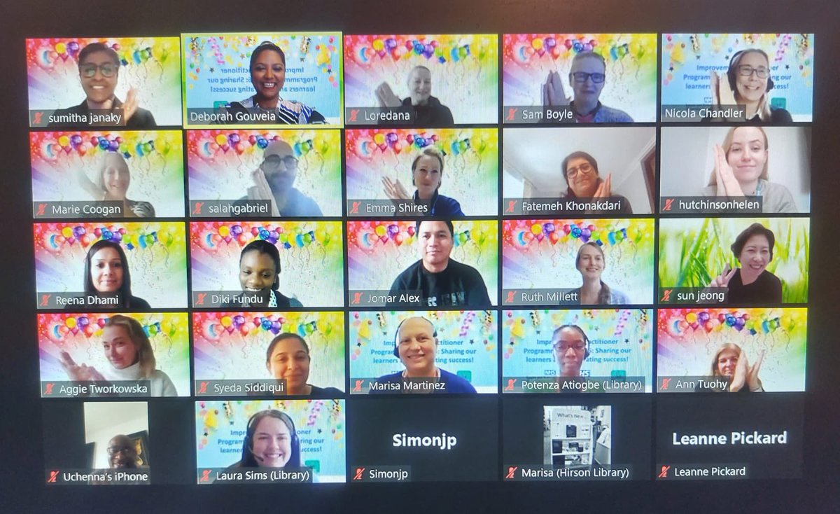 esthLISeducat's tweet image. What a fantastic day for cohort four of the @epsom_sthelier #ImprovementPractionerprogramme. Nicola from @NHSElect wrapping up this morning’s final session with a QI quiz. #QIESTH, #QITwitter. Lots of takeaways - sustainability and spread, QI community of practice and more!