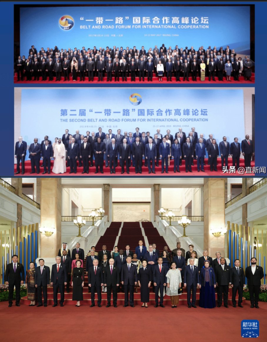 jenniferzeng97's tweet photo. A picture is worth a thousand words.
Comparison of group photos of the leaders of the #CCP's  three #BeltandRoad Summits.
(By the way, more than ten wives of the leaders of the current summit also took part in the group photo.)
#XiJinping has lost and is losing friends. https://t.co/eb1el2g4mb