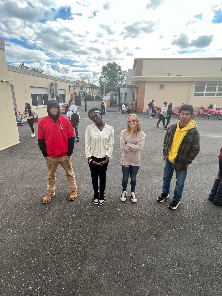 KeyportSchools's tweet photo. "Mr. Waters" had a hard time tracking down "Keelen" to take off his ski mask and glasses during school. While Dean Wesley and Mrs. Wesley are getting in their fall time pics. 
KHS had a good time with Dress as a Teacher vs. Student for Homecoming week. https://t.co/48DbMH45CC