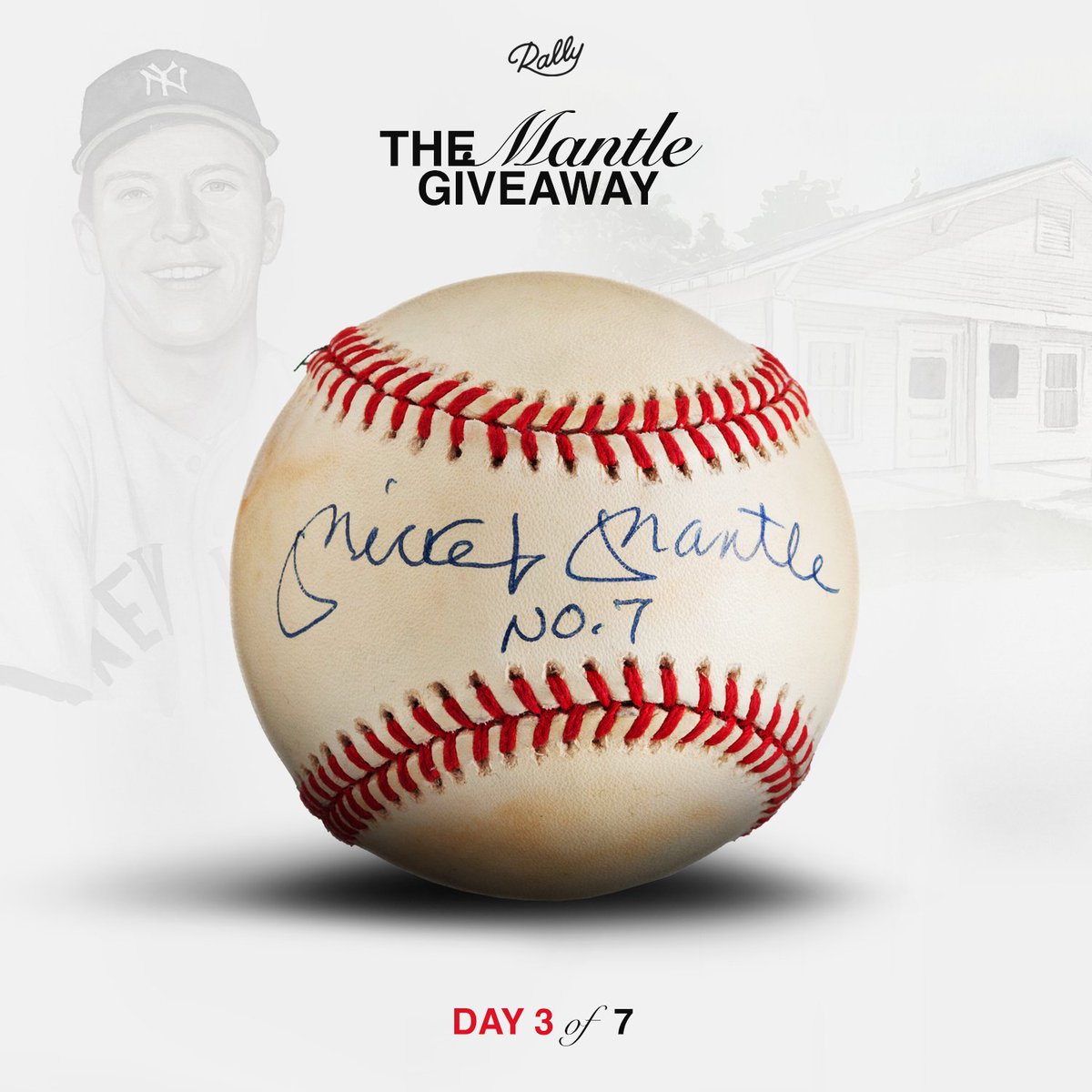 🎁GIVEAWAY🎁

We’re giving away a Mickey Mantle Signed Ball for 7 Straight Days.

To enter:

👋 Follow
🔄 Retweet
🤝Tag a friend

Giveaway Day 3 of 7 Starts Now.