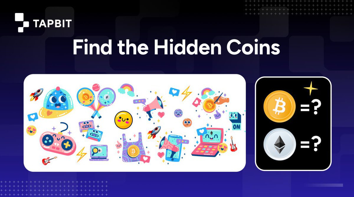 🔍Find the Hidden Coins to share 50 USDT🤑

💎Follow <a href="/Tapbitglobal/">Tapbit</a> 
💎RT &amp; tag 3 friends
💎Comment with your answer and Tapbit UID

🎁10winners

⏳Event time: end of Oct 23

Register Tapbit: tapbit.com/auth/PBMLTTK

#Tapbit #Wednesdaygiveaway