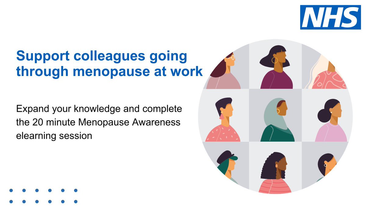 On #WorldMenopauseDay we're emphasising the importance of supporting colleagues going through menopause at work.

Our menopause awareness elearning session is available to NHS healthcare professionals.

orlo.uk/eFeLw

#MenopauseAwareness #NHSProfessionals #PatientCare