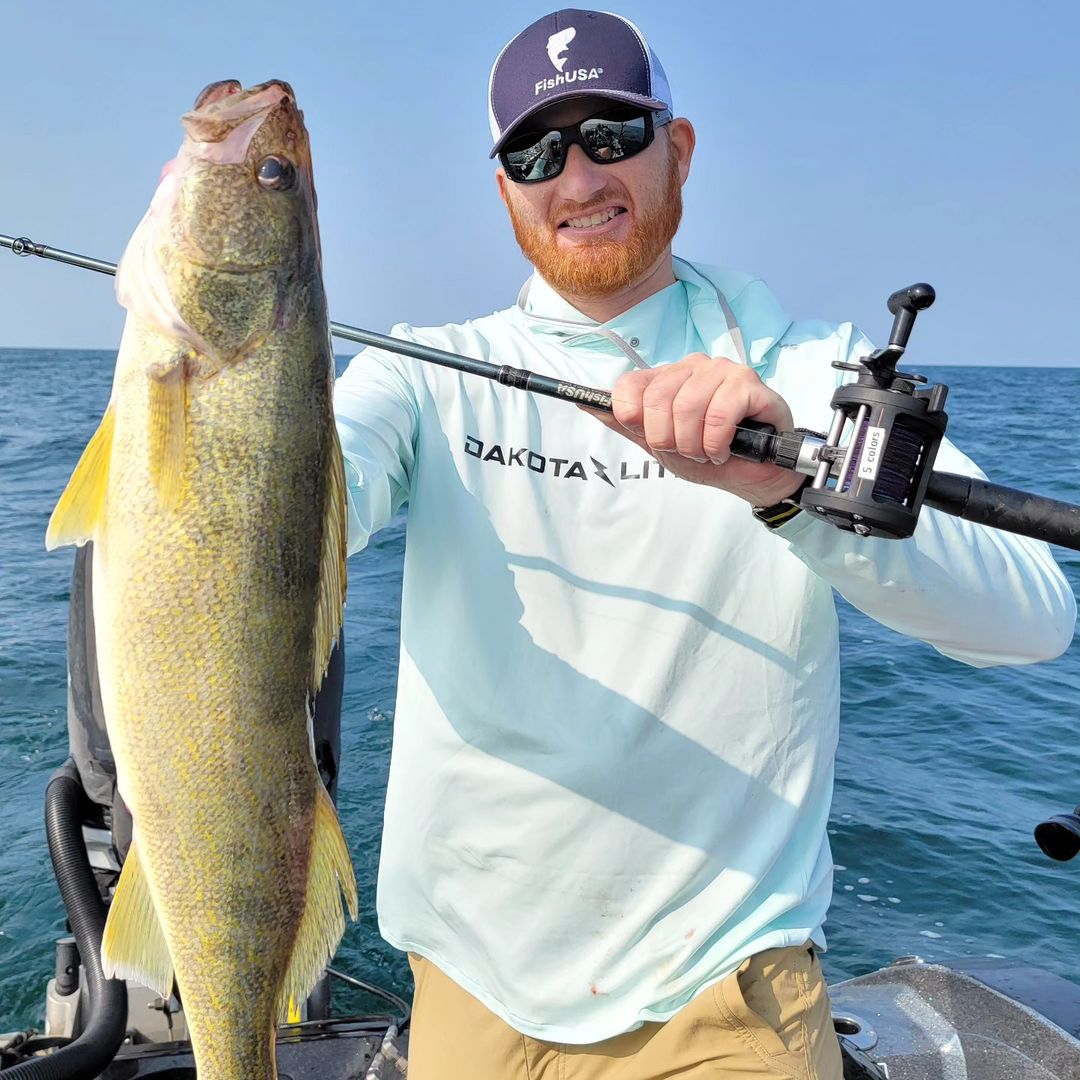 The cooler water in Lake Erie has brought back the walleye!!  Fall is a great time to fish the Walleye Capital of The World in Michigan's Cornerstone.  Photo Courtesy: Bigwater Fishing