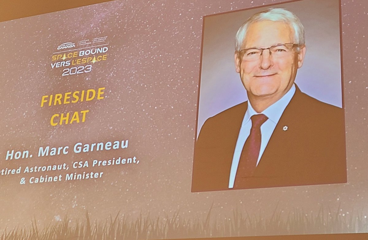JessicaWestPhD's tweet image. Hon. @MarcGarneau core message for govt is that space is essential for 🇨🇦 

Must make Canadians realize how important the invisible infrastructure of space is in their lives. #Spacebound @spacecanada
