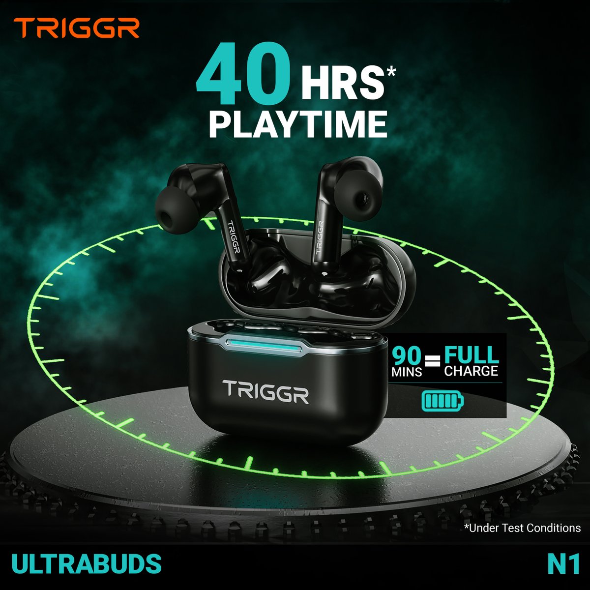 getriggr's tweet photo. Say goodbye to the stress of frequent recharging. TRIGGR Ultrabuds N1 keeps the beats flowing, ensuring that your music is always ready when you are. Life's too short for pauses – keep the music going!

Buy Now: https://t.co/ilkEXyr1MW

#TRIGGR #UltrabudsN1 #40hoursPlaytime https://t.co/MRZr6cMfdR
